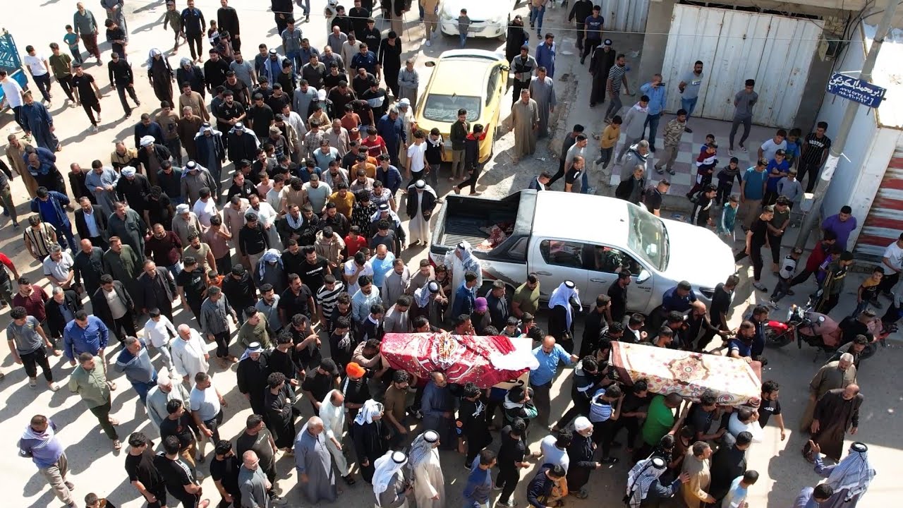 تشييع المرحوم خلف محمد نزال العصفوري وحفيدة باقر