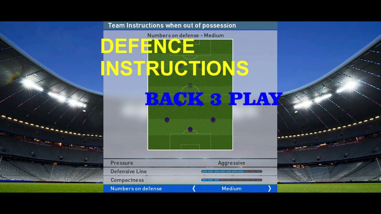 PES 2016 GUIDE HOW TO DEFEND (Back Three's Gameplan)