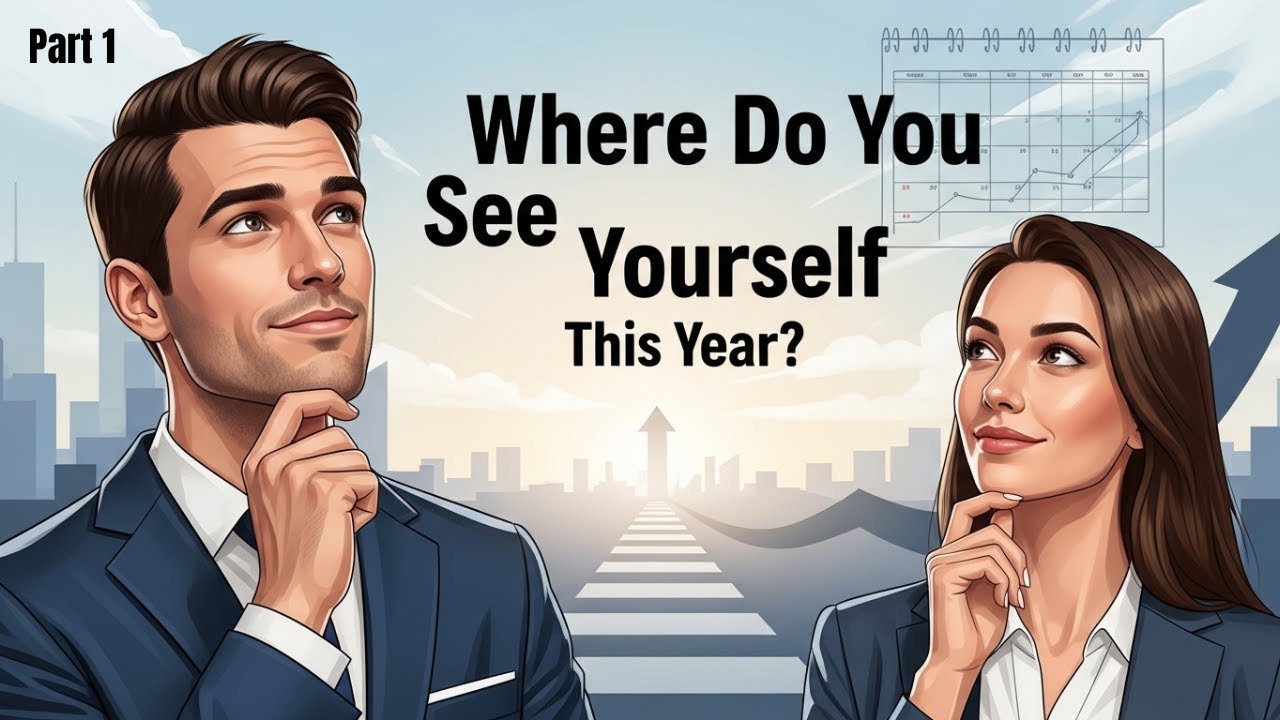 Motivation & Vision for This Year  English Speaking Practice Conversation  Part 1