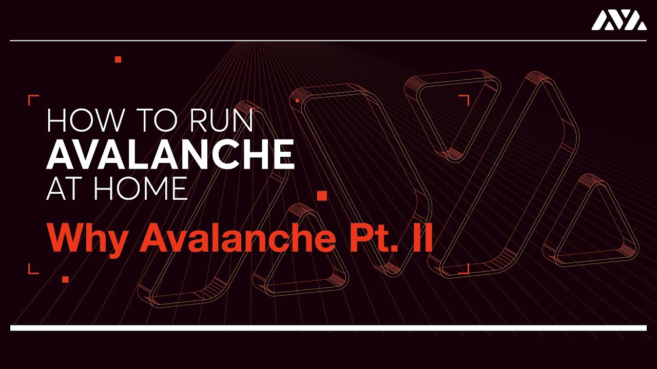 How to Run Avalanche at Home: Why Avalanche Pt. II