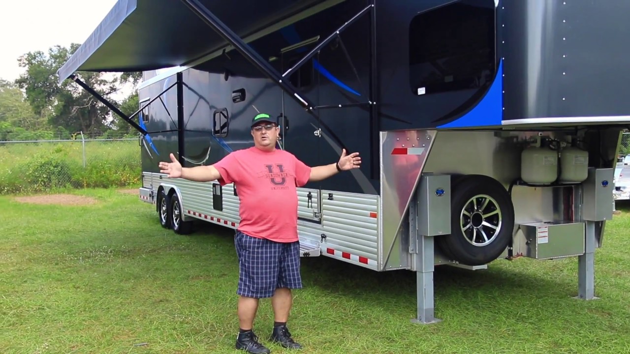 Custom Sundowner Toy Hauler Options | Ocala Trailer - Modern Muscle Cars
