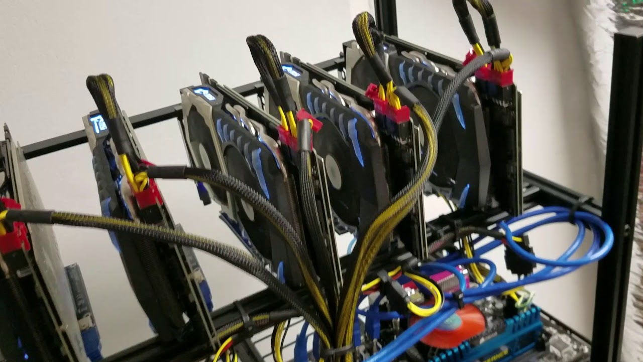 5 MSI Geforce GTX 1070Ti 8GB Ethereum/SIA Mining Rig