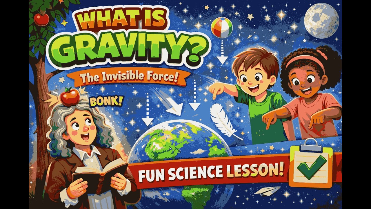 The Invisible Force: Let’s Learn About Gravity! | Fun Science for Kids (Ages 6–9)