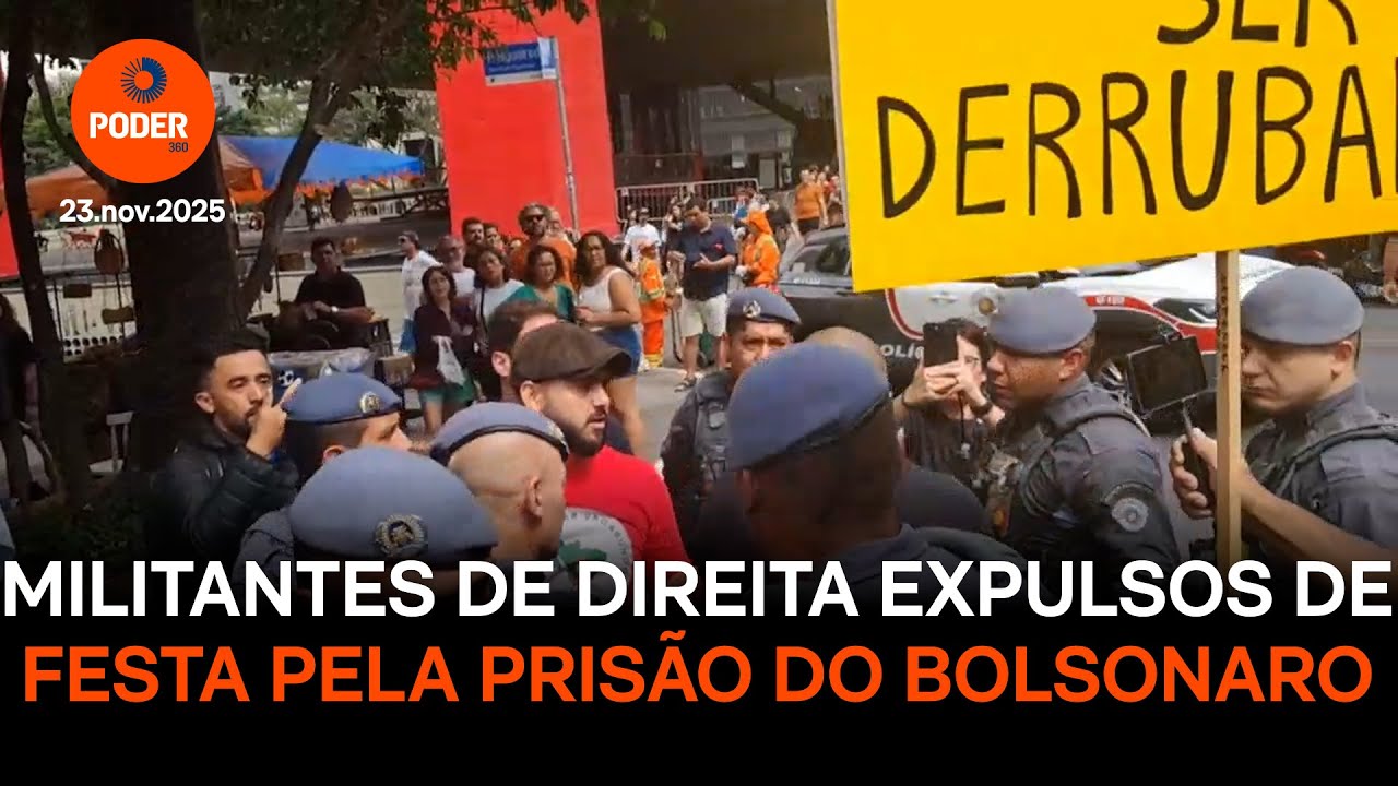 Militantes de direita s&atilde;o expulsos de festa pela pris&atilde;o de Bolsonaro