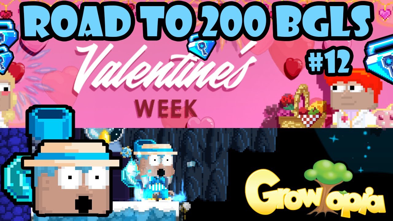 26 DLS/HOUR VALENTINE'S PROFIT!! ❤️ | Road To 200 BGLS #12 | GrowTopia Profit 2024