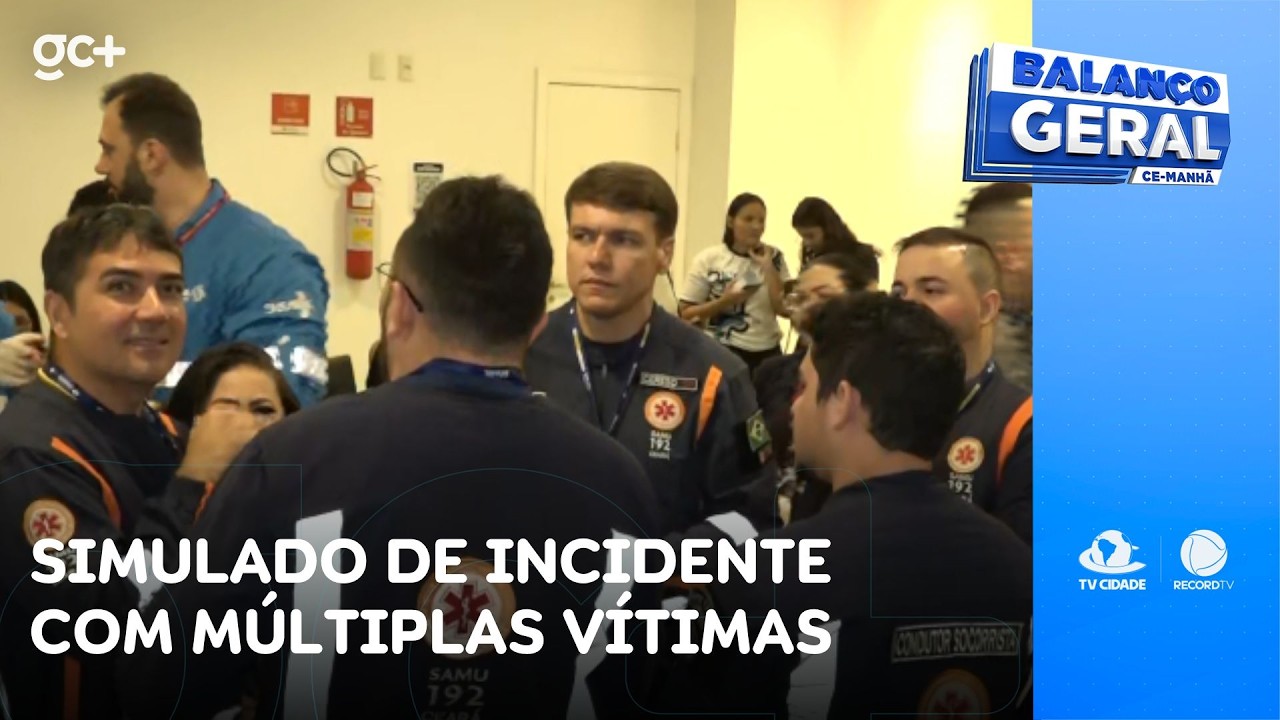 Simulado de incidente com múltiplas vítimas reúne 300 profissionais na Aren Castelão + VINHETA GC+