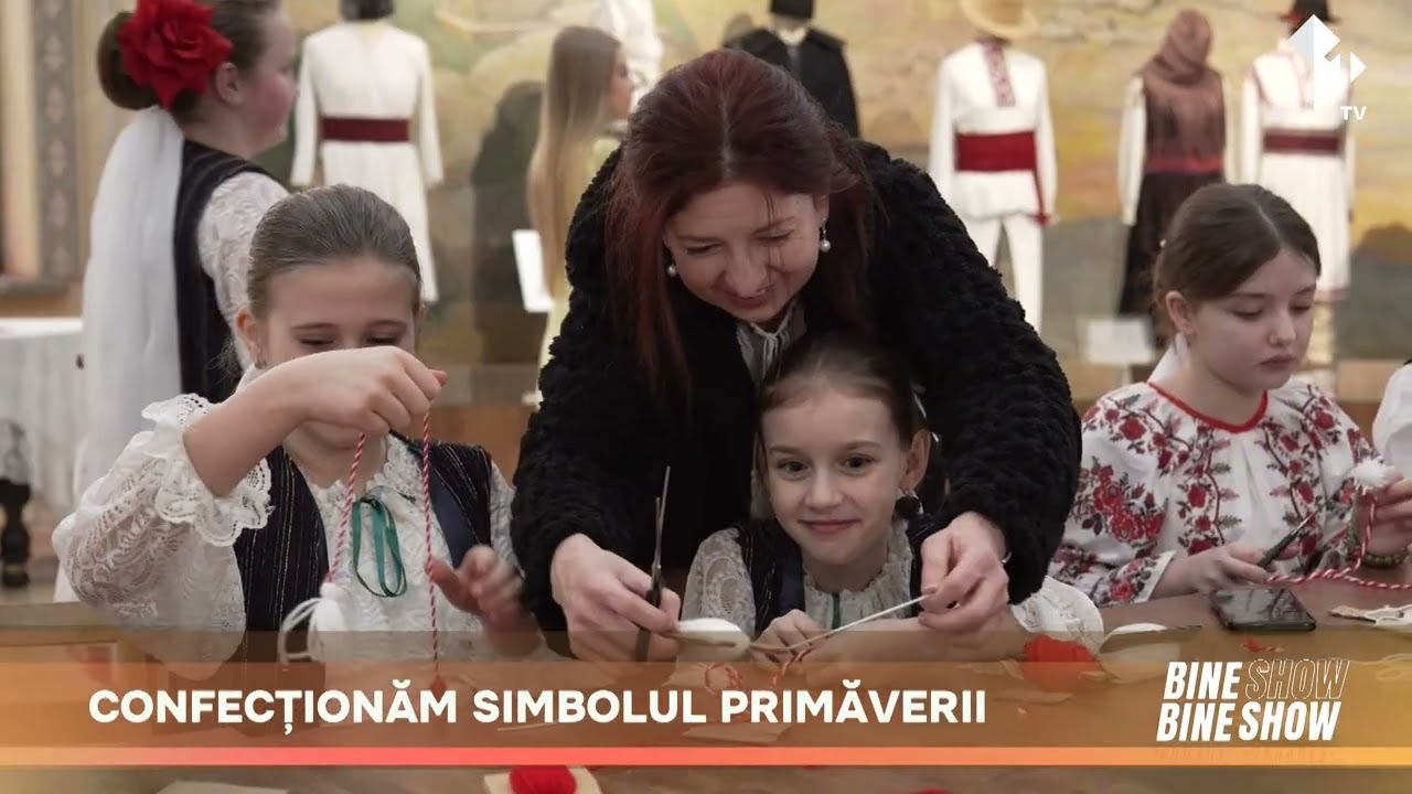 Primăvara începe cu mărțișorul: atelier special la Muzeul de Etnografie