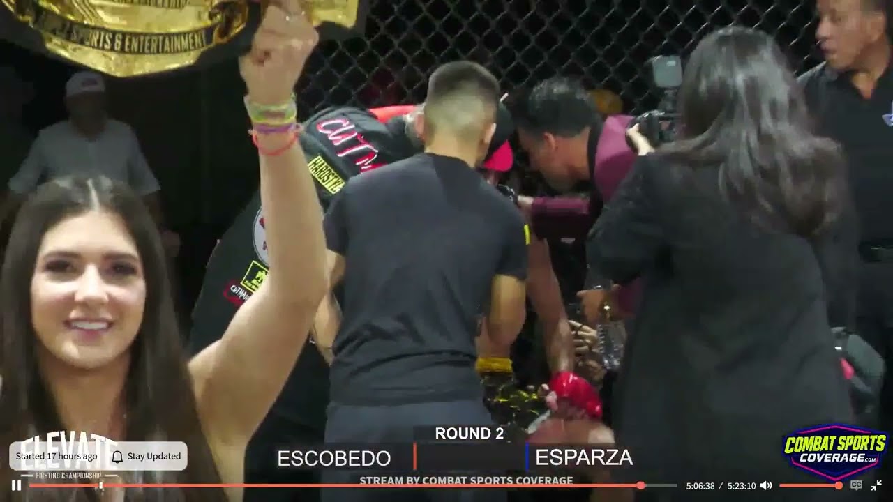 Josh Escobedo vs Marco Esparza - Elevate Fighting 'Baddest MFer' Title Fight