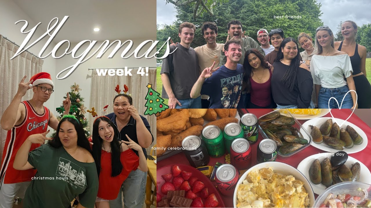 VLOGMAS WEEK 4! — christmas, present hauls, family time, mum's birthday