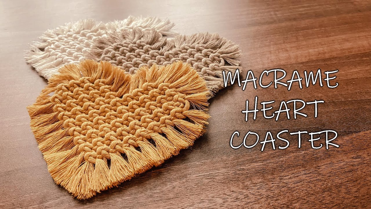 Macrame coaster | Easy Macrame Tutorial | For beginners