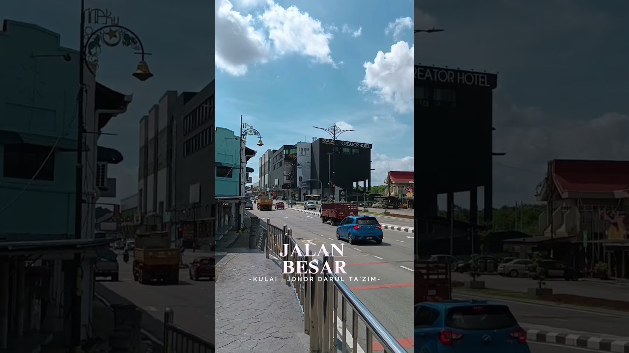 Kulai Main Road: Bustling Traffic and Local Landmarks