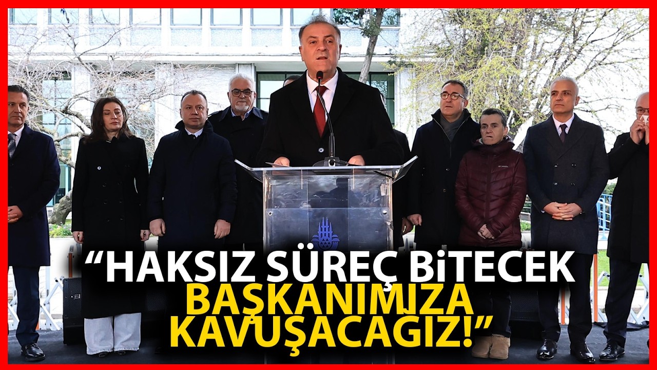 İBB'de Bayramlaşma: Bu haksız süreç bitecek, başkanımıza ve tüm yol arkadaşlarımıza kavuşacağız!