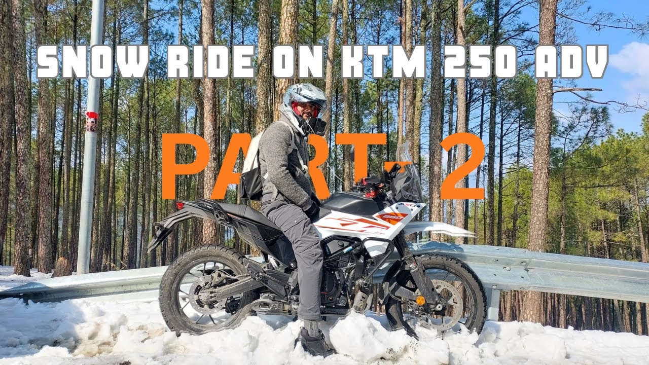 Snow Ride & Mountain Masti ❄️ | KTM 250 ADV | Friends, Dance & family 🔥 | Vlog Part 2
