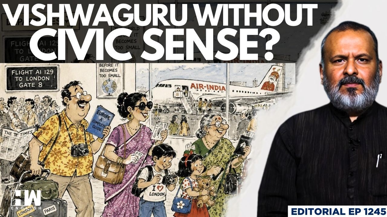 Vishwaguru With Zero Civic Sense? | Editorial with Sujit Nair | Indian Tourists' Garba In Vietnam