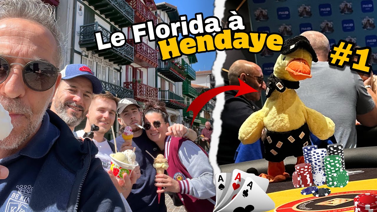 Je joue le Main Event du festival de poker d&rsquo;Hendaye 😳 (Vlog 1)
