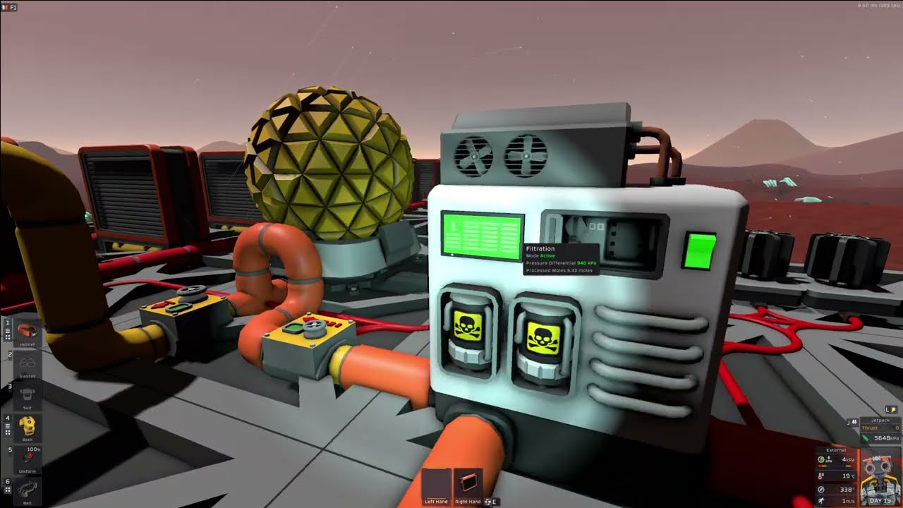 Stationeers Tutorials #53 ★ NEUE FILTRATION OHNE FUNKTION? [Fellpower/Lets Play/Deutsch/1440p]