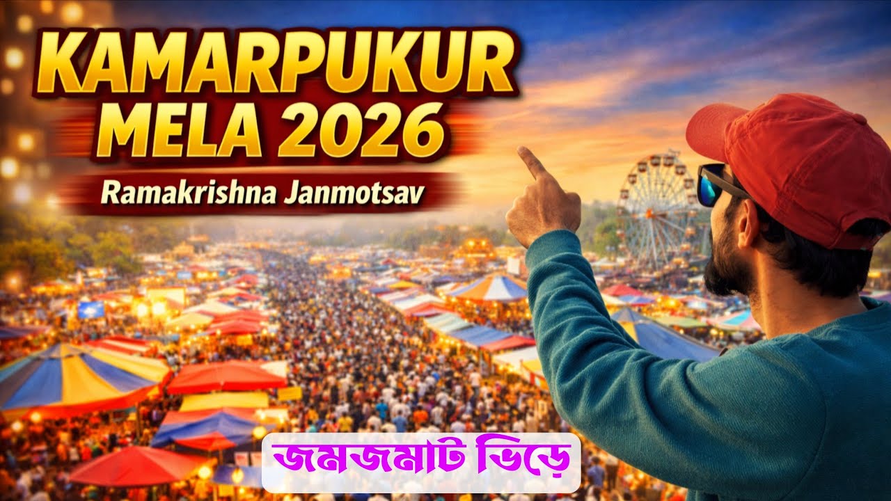 Kamarpukur Mela 2026 | 💥  Ramakrishna Janmotsav Procession | জমজমাট ‌ ভিড়ে কামারপুকুর মেলা  |