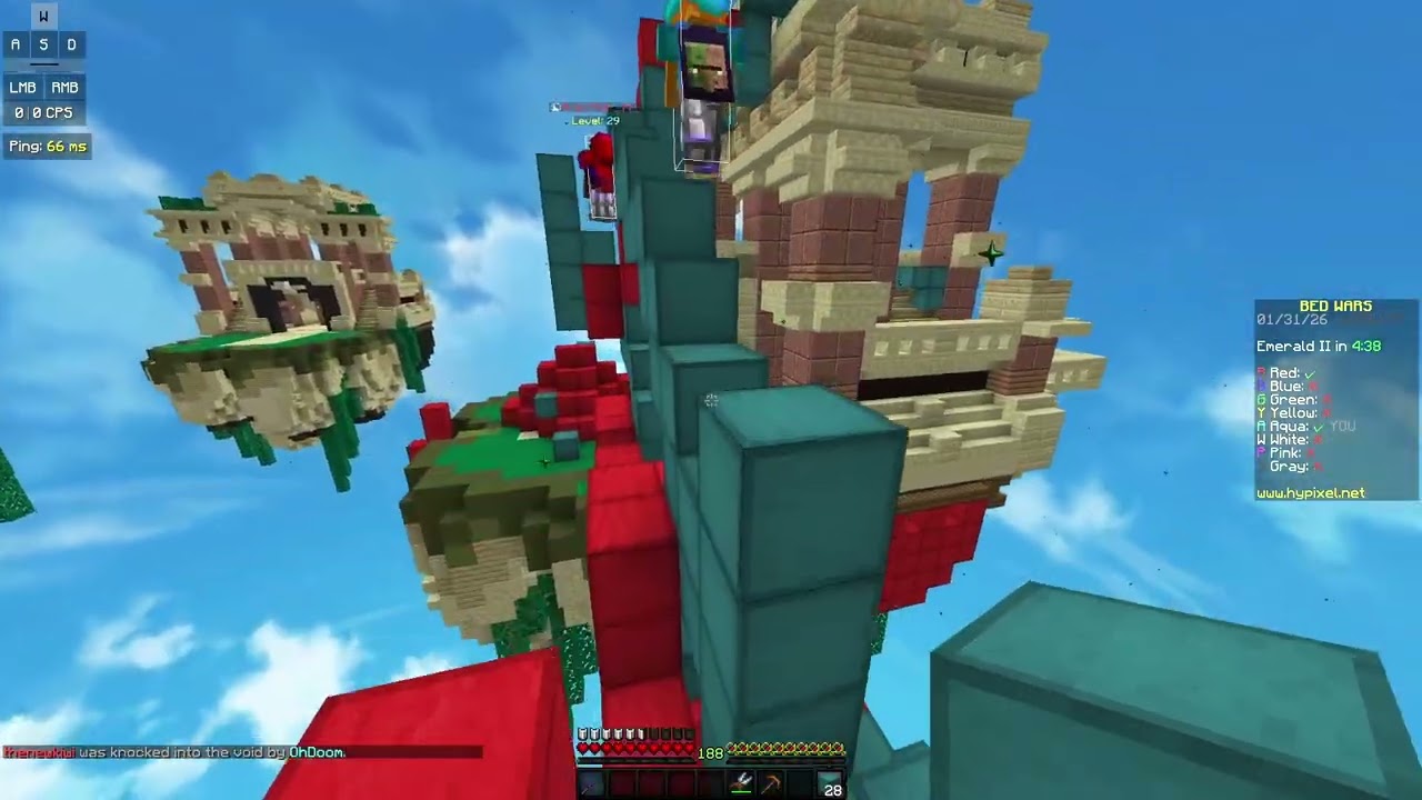 best 2v2 private game bedwars moments