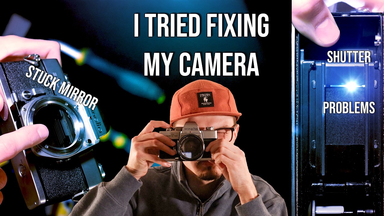 Simple Fix For Minolta SRT101: Stuck Mirror and Shutter