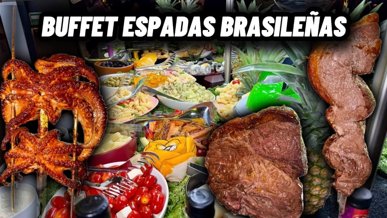 EL buffet de espadas Brasileñas más grande de México