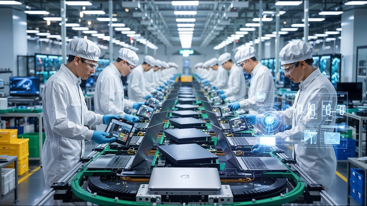 How Laptops Are Made in a Factory | Inside the Laptop Manufacturing Process Step-by-Step