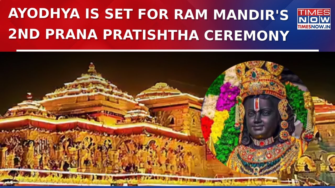 Ayodhya All Set For 3-Day Grand Ram Mandir Pran Pratishtha Ceremony At Janmabhoomi, Uttar Pradesg