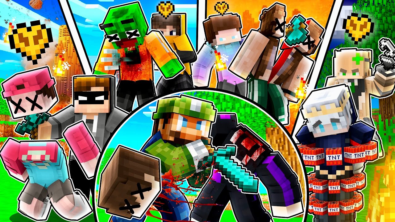ALLE KILLS und TODE in MINECRAFT RISIKO!