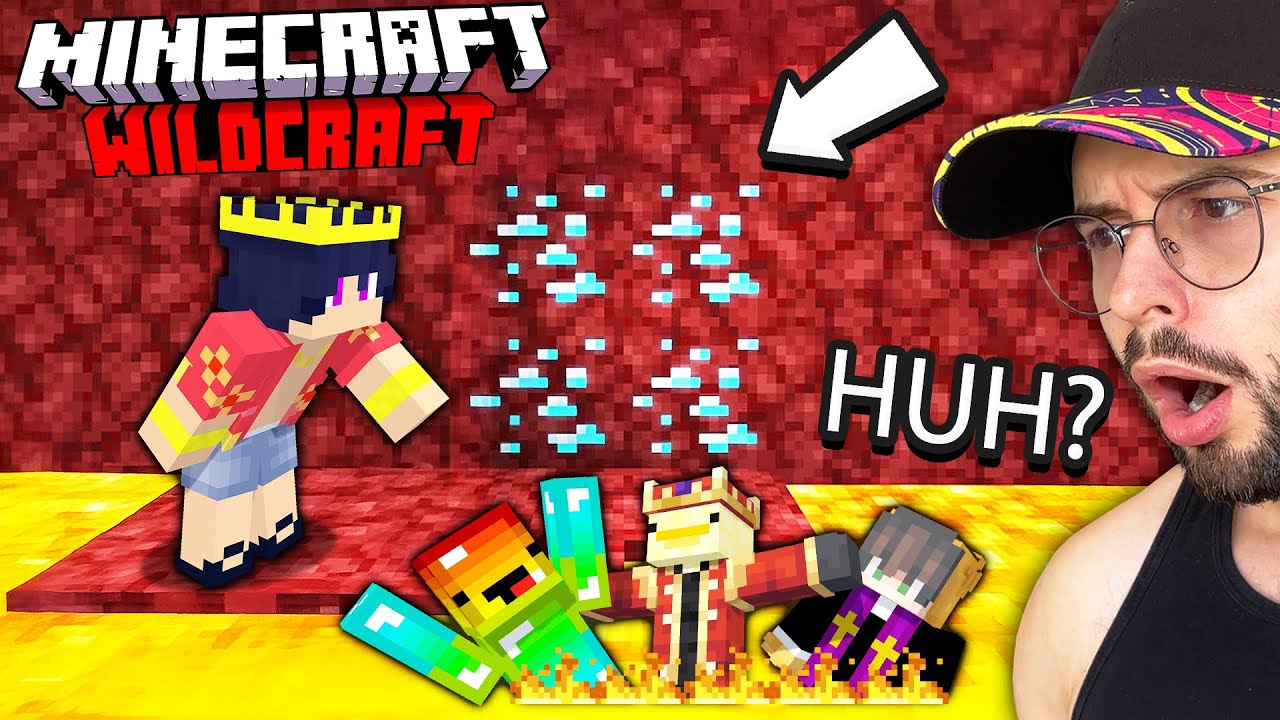 YouTuberii au ajuns in NETHER pe WILDCRAFT...