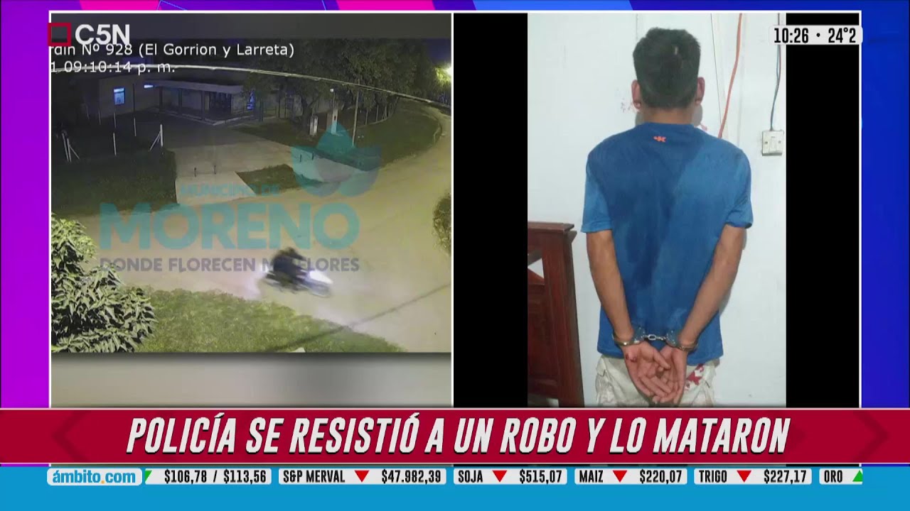 Policía asesinado por motochorros en La Reja: un detenido y un prófugo