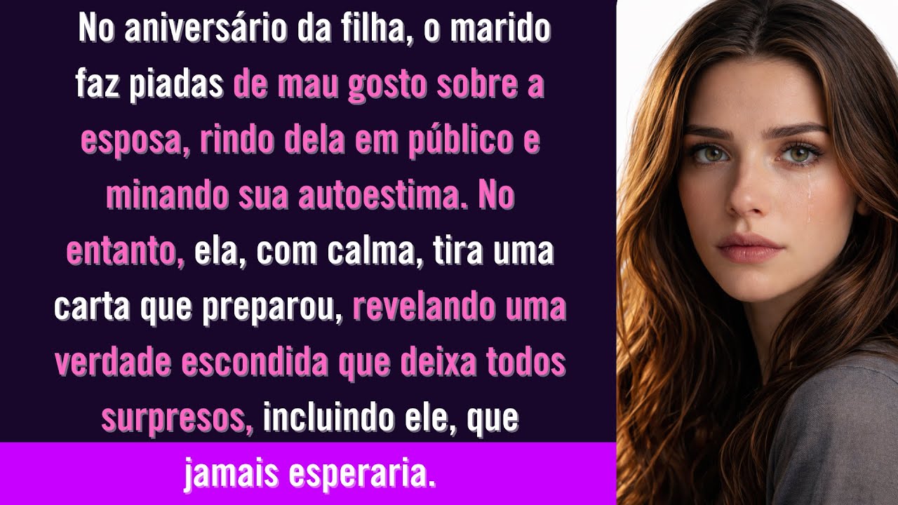 O marido riu da esposa no jantar de aniversário da filha — mas ela tinha uma carta pronta