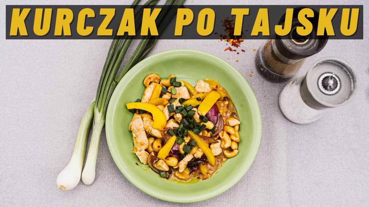Kurczak po tajsku z orzechami nerkowca 🥰🌴🐓