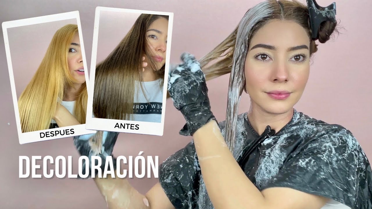 DECOLORACION DE CABELLO PASO A PASO