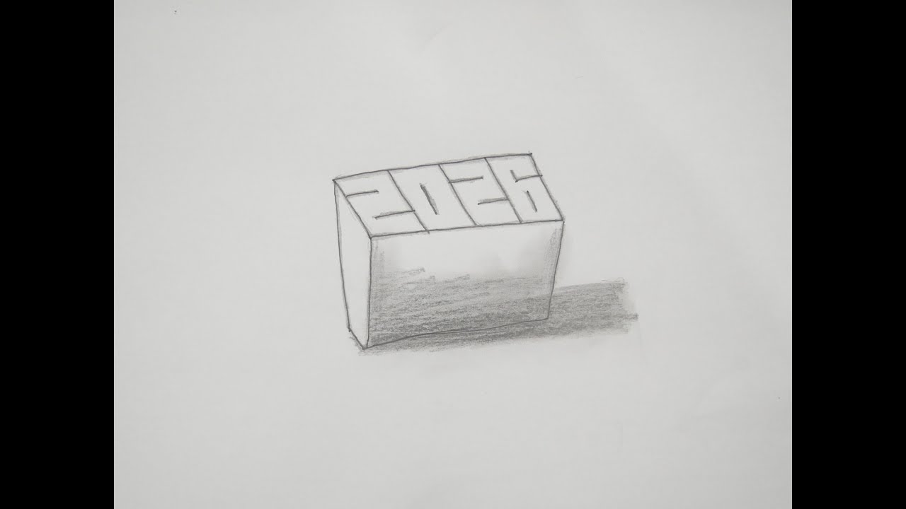 Drawing 2026 Numbers 3D Trick Art in 5 Minutes Can You Beat the Challenge?