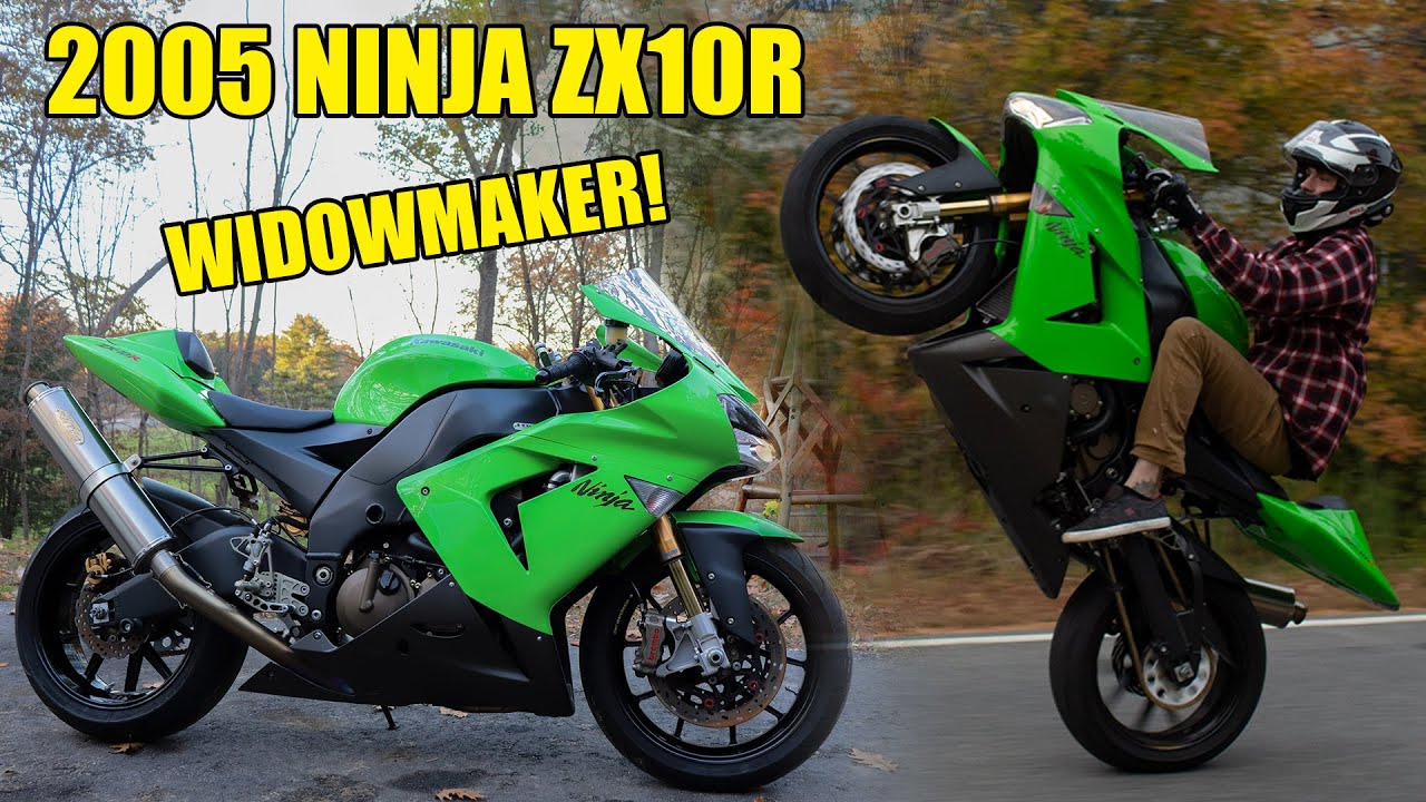 Регулярные обзоры мотоциклов: Ninja ZX10R Widowmaker 2005 года