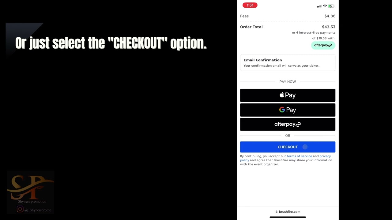How to buy Group Tickets on Brushfire