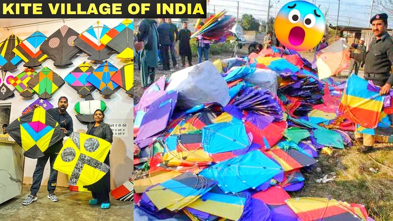 Kite Village Of INDIA - AZADI SE PEHLE SE YHA PATANG BANTI HAI