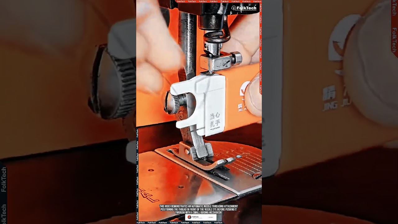 Sewing Thread Tool: Automatic Needle Threading Attachment System #tool #tools #innovation