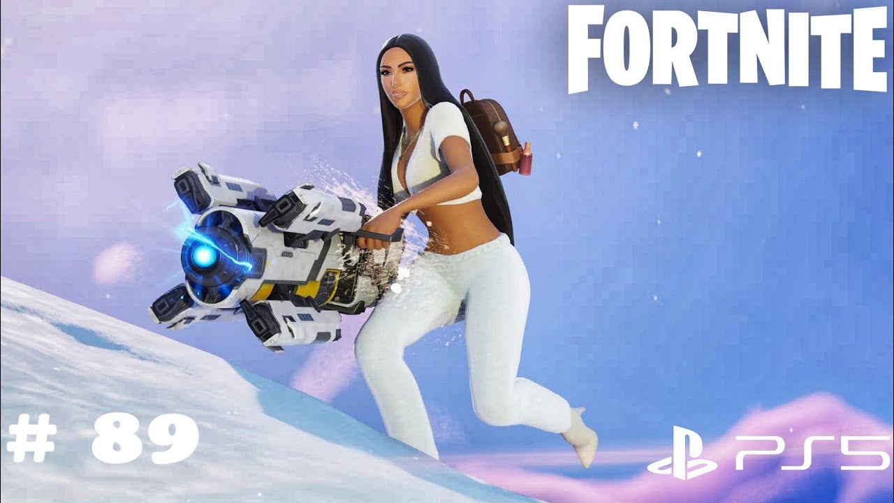 Kim Kardashian skin solo win gameplay | Fortnite Battle Royale Zero Build Chapter 7 Season 1