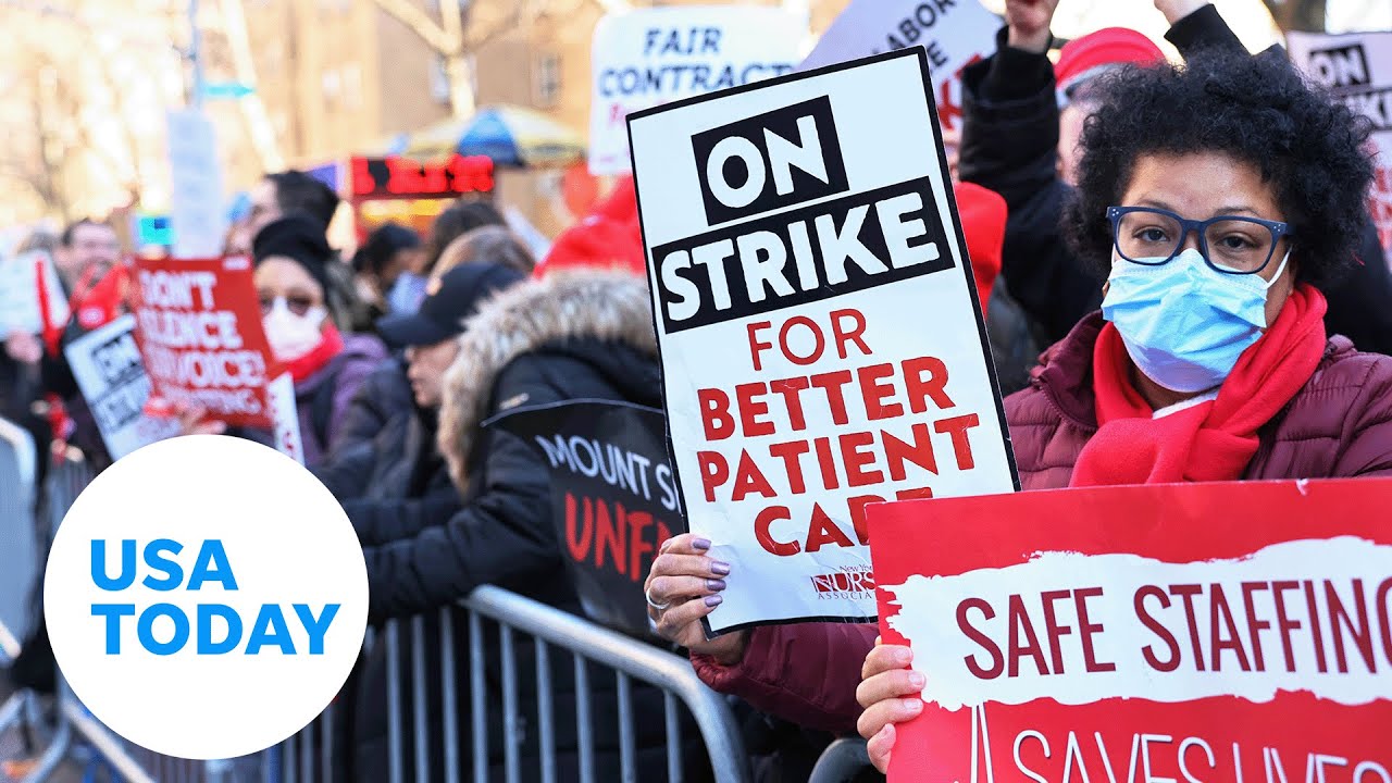 Over 7,000 New York City nurses strike for better pay, staffing | USA TODAY