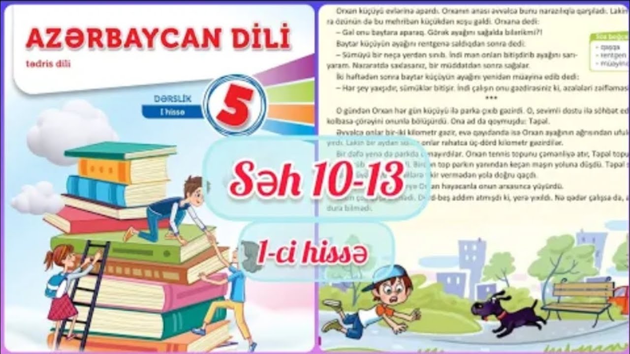5-ci sinif Azərbaycan dili 1-ci hissə səh-10,11,12,13 Samitlərin deyilişi və yazılışı