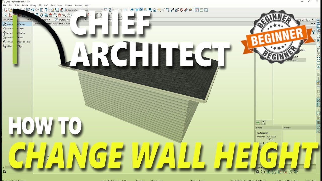 Chief Architect How To Change Wall Height