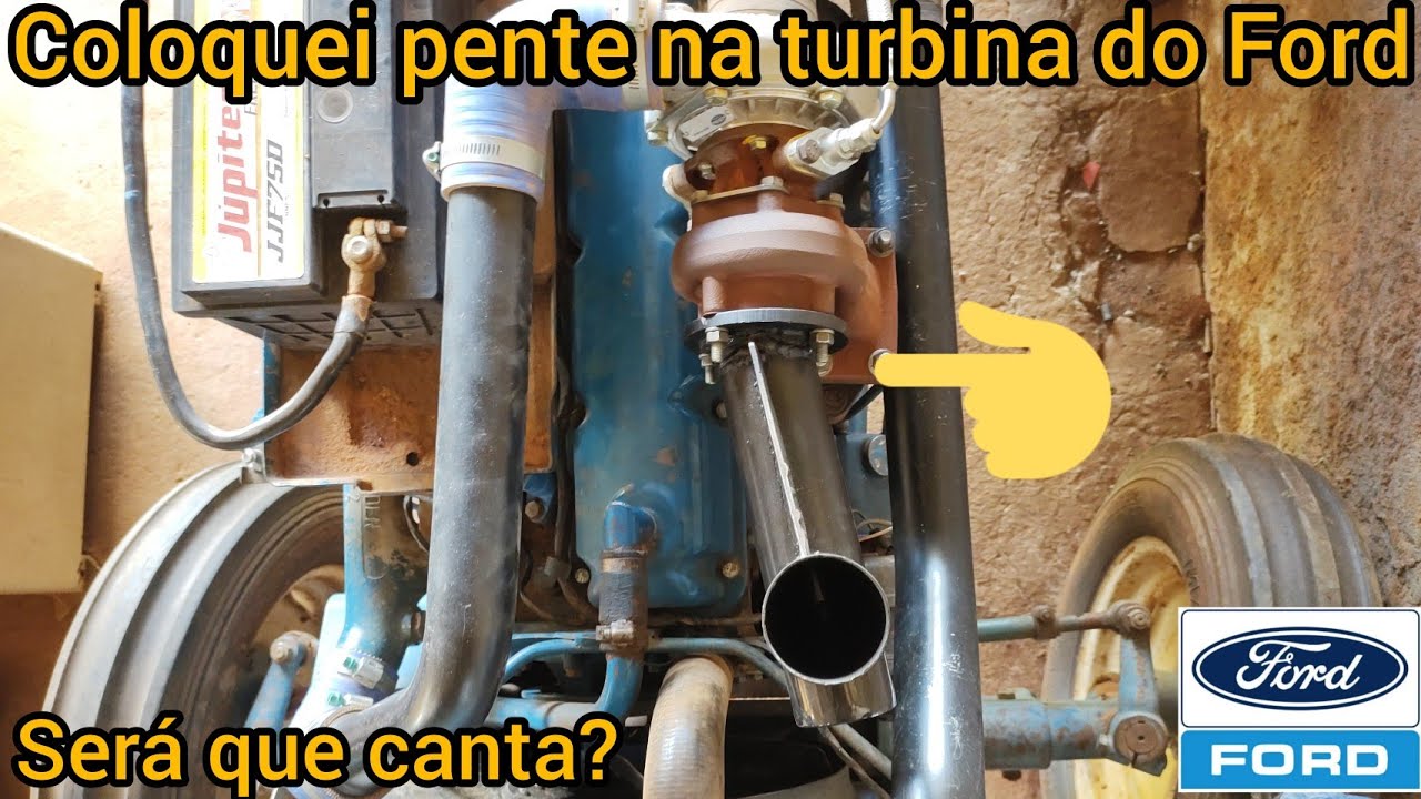 Coloquei Pente na Turbina do Trator Ford 5610 | Será que deu certo? @TURBOouNADA