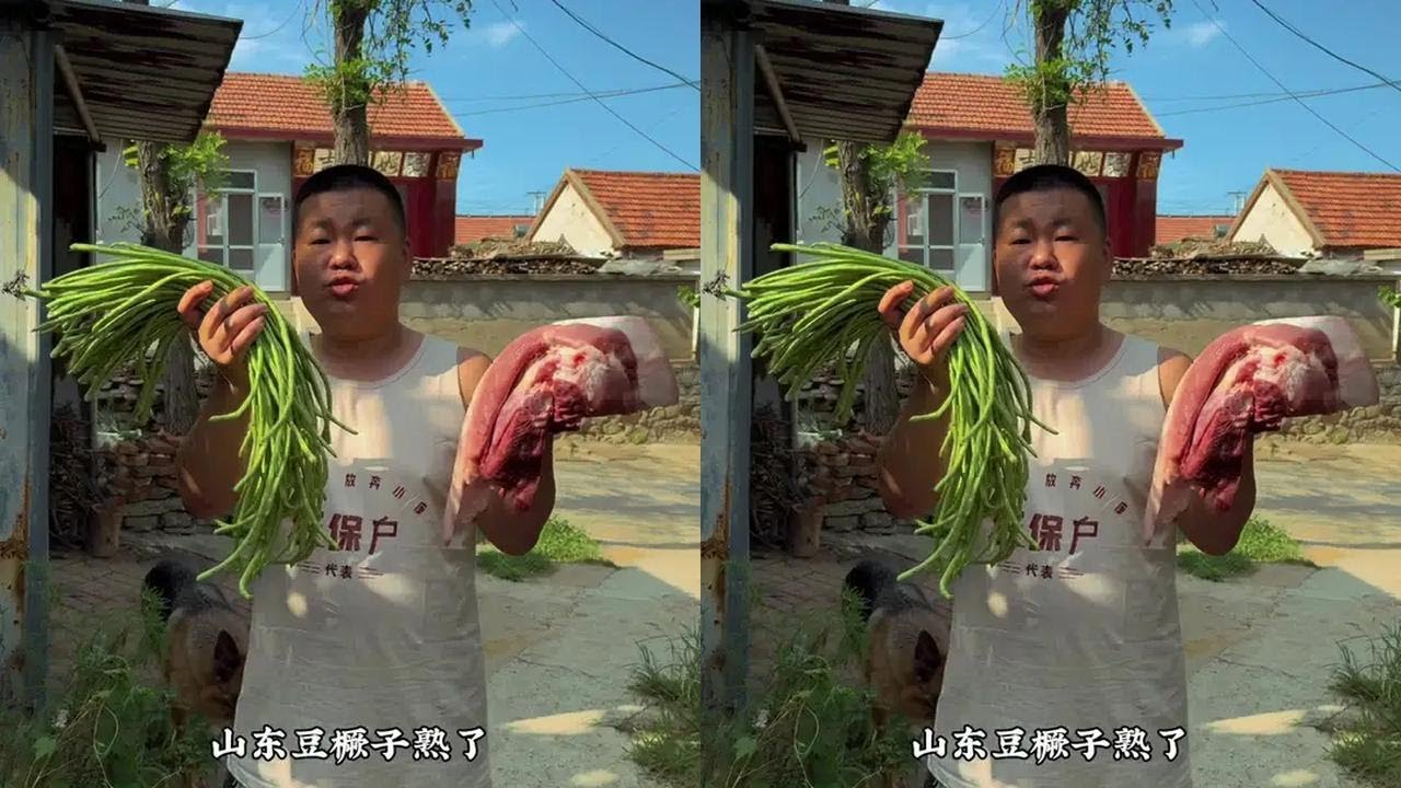 豆橛子肉水饺！