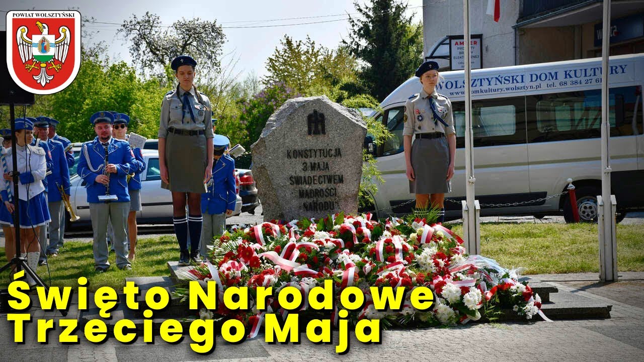 Powiat wolsztyński - powiatowe obchody Narodowego Święta Konstytucji 3 Maja, Wolsztyn 2022 r.