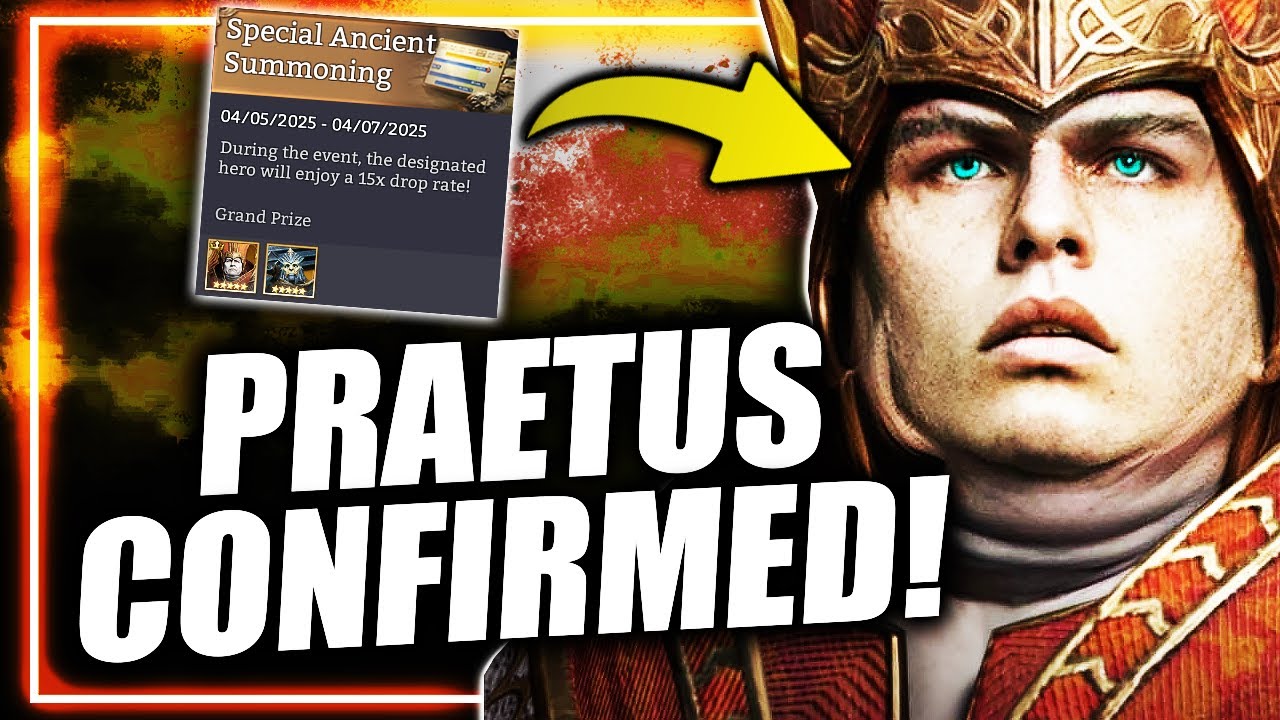 PRAETUS RETURNS! SSS Hero on 15x Ancients This Weekend with Uredin! Amazing Banner #wor