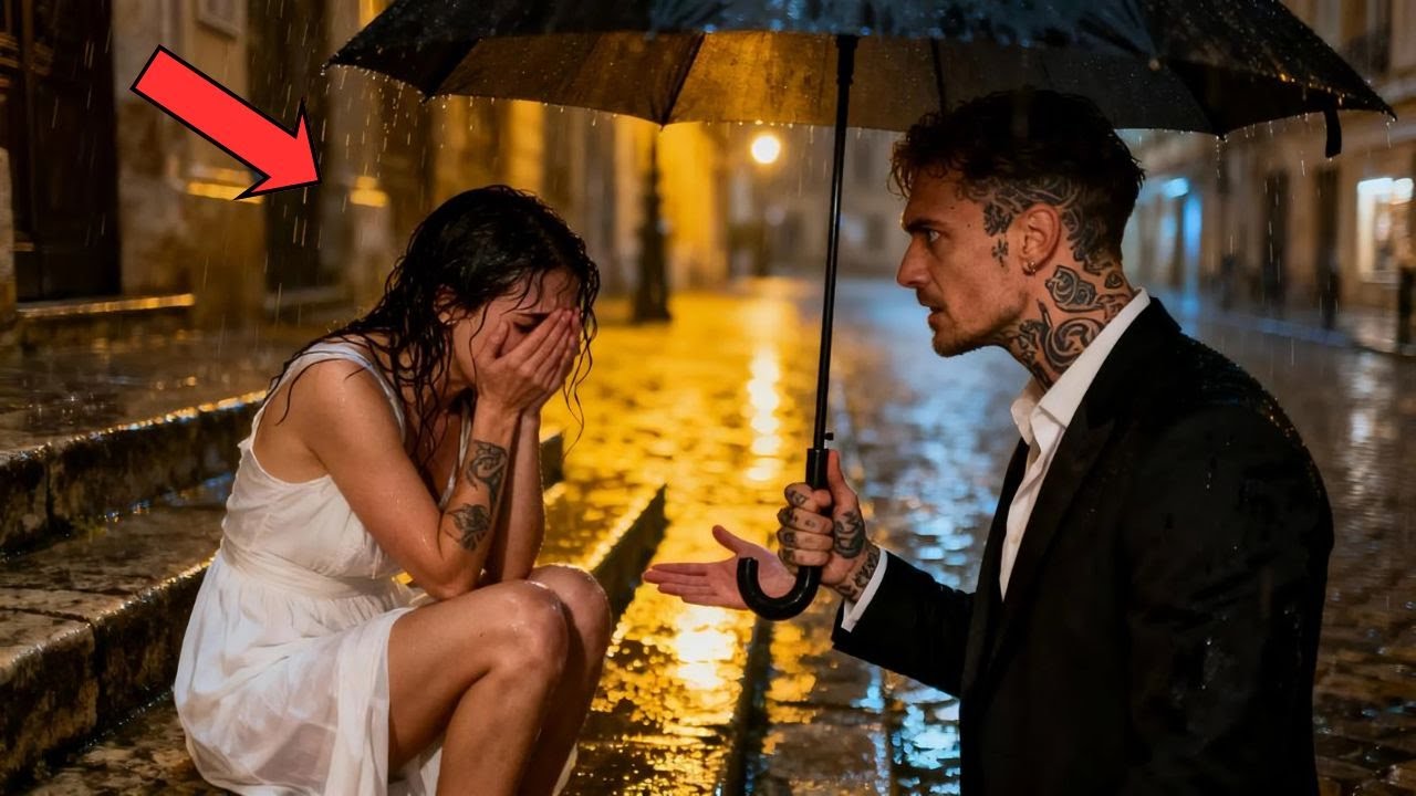 ABANDONED IN HER WEDDING DRESS, SHE WAS SOBBING — THEN THE MAFIA BOSS APPEARED AND SAID, “COME WITH