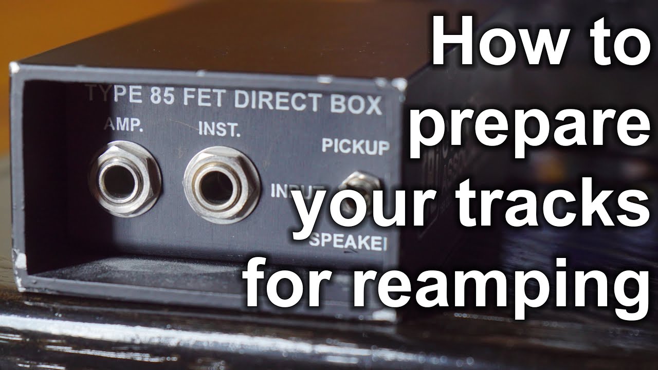 How to Prepare your Tracks for Reamping | SpectreSoundStudios TUTORIAL