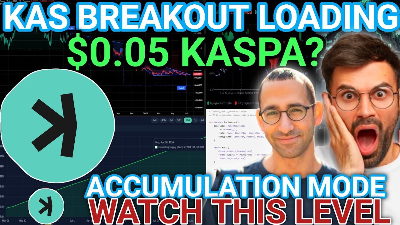 KASPA скоро ВЗЛЕТИТ &mdash; киты снова накапливают + сигнал по BTC на среднесрок