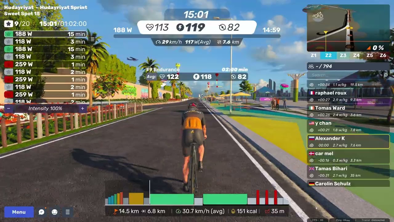 MyWhoosh Sweet Spot 15
