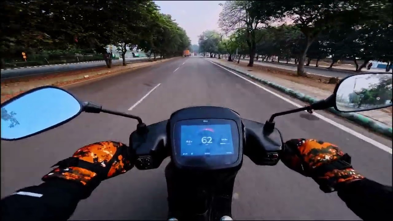 Solo Sunset Ride on Ola Electric Scooter | Smooth & Silent Ride